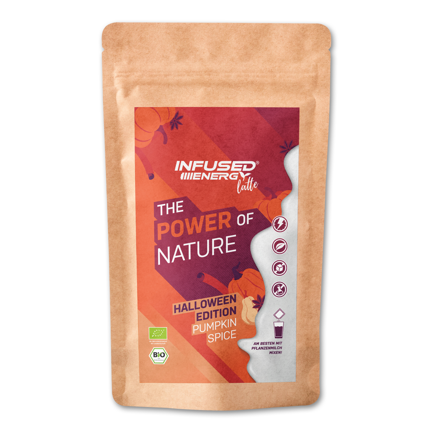 Infused energy latte - pumpkin spice
